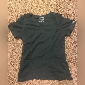 Cherokee grey scrub top- small